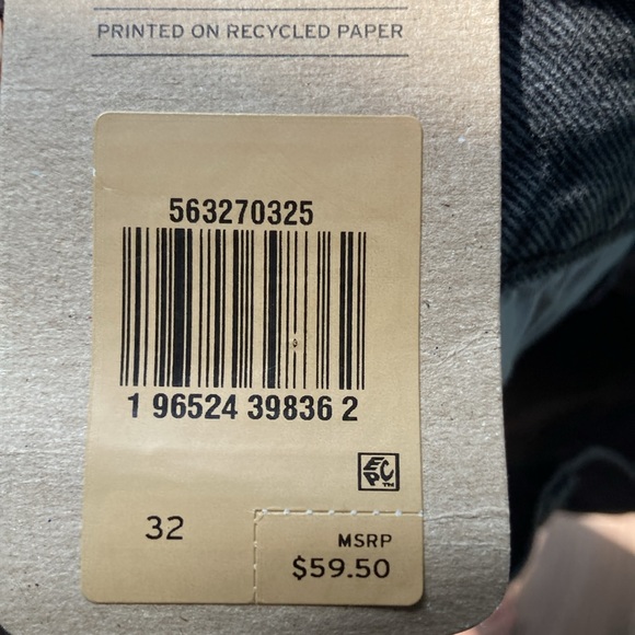 Relisted Levi’s distressed high rise 501 jean cotton cutoff denim short size 32 - Picture 15 of 17